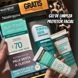 Promopack Compre NEUTROGENA SUN FRESH Derm Care FPS 70 SEM COR e ganhe Gel de Limpeza NEUTROGENA PURIFIED SKIN 60g