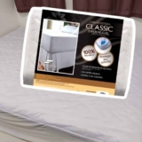 Protetor de Colchão Impermeável Classic Slip Malha Solteiro Superior Fibrasca Branco 90×190
