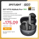 QCY HT10 AilyBuds Pro+ ANC Fone Bluetooth 5.3