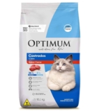 Ração Optimum para Gatos Adultos Castrados Sabor Carne 10,1kg
