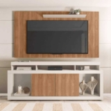 Rack Com Painel TV até 65 Polegadas Marrom Life Caemmun