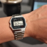 Relógio Casio Digital Vintage Prata Unissex Original Barato
