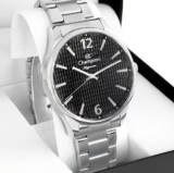 Relógio Champion Masculino Ca31266g Cor da correia Prata Cor do bisel Preto 2