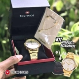 Relógio Feminino Technos Dourado Prova D’água Garantia 1 Ano