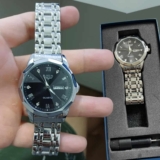 Relógios De Pulso Masculino Quartzo Original Aço Calendário