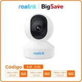 Reolink E1: Câmera de Vigilância Wi-Fi Interna 2K 4MP com Panorâmica, Áudio Bidirecional e Detecção de IA
