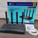 Roteador Tp-link Ax12 Wifi 6 Archer Ax1500 Dual Band Gigabit Preto