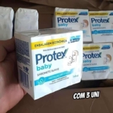 Sabonete Em Barra Para Bebê Protex Baby Delicate Care 85g 3 Unidades