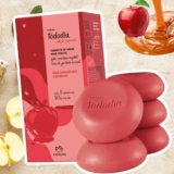 Sabonete em Barra Puro Vegetal Tododia Maçã Caramelada e Baunilha 5 un de 90 g