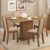 Sala De Jantar Madesa Talita Mesa Tampo Madeira 4 Cadeiras Cor Rustic/Crema/Pérola Desenho do tecido das cadeiras Liso