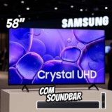 Samsung Combo Smart TV 58″ Crystal UHD 4K U8500F 2025 + Soundbar Samsung HW-B400F