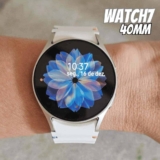 Samsung Galaxy Watch7 Smartwatch 40mm Bluetooth, Galaxy AI, Tela em Cristal de Safira Creme
