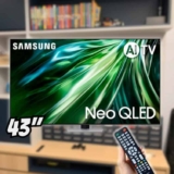 Samsung Smart Gaming TV 43″ Neo QLED 4K 43QN90D – Processador com AI, Upscaling 4K, Mini LED, Painel até 144hz