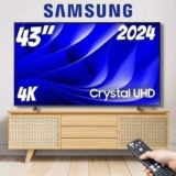 Samsung Smart TV 43″ Crystal UHD 4K 43DU8000 – Painel Dynamic Crystal Color, Gaming Hub