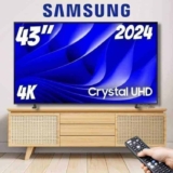 Samsung Smart TV 43″ Crystal UHD 4K 43DU8000 – Painel Dynamic Crystal Color, Gaming Hub