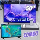 Samsung Smart TV 50″ UHD 4K U8100F + Samsung Smart TV 32″ HD H5000F Combo