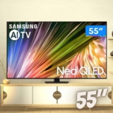 Samsung Smart TV 55″ Neo QLED 4K 55QN85D – Processador com AI, Upscaling 4K, Mini LED, Painel 120hz
