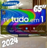 Samsung Smart TV 65″ QLED 4K Q65D 2024, Modo Game, Tela sem limites, Design slim, Visual livre de cabos, Alexa built in 65″