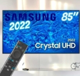 Samsung Smart TV 85″ Crystal UHD 4K BU8000 2022, Painel Dynamic Crystal Color, Design Slim 85″