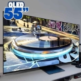 Samsung Vision AI TV 55″ QLED 4K Q8F 2025, Pontos Quânticos, Processador com AI, Xbox Cloud Gaming 55″