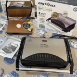 Sanduicheira E Grill Press Revestimento Gold Bgr24g Britânia Cor Cinza 127V