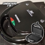 Sanduicheira Fast Grill e Sandwich Mondial S-12 750W – Preta – 110V