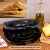 Sanduicheira Mondial Fast Grill S-12 Preta 750W – Antiaderente 110V