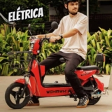Scooter Bicicleta Elétrica 500W Sem Emplacamento Basket WeHawk
