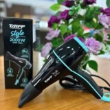 Secador De Cabelo Taiff Style Potente Silencioso Cor Preto 220V