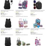 Seleção de MOCHILAS com 10% OFF