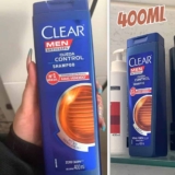 Clear Shampoo Anticaspa Men Queda Control Frasco 400Ml Branco