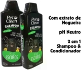 Shampoo Escurecedor 2 em 1-700 ml, Pet Clean