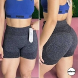 Short Selene Levanta Bumbum Sem Costura Sem Transparência