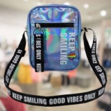 Shoulder Bag Bolsa Transversal Pequena Holográfica