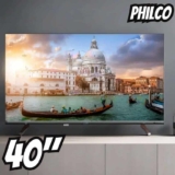 Smart TV 40” Philco Android TV PTV40E3AAGSSBLF LED Dolby Áudio