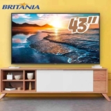 Smart TV 43” Britânia Led BTV43G7PR2CSBLF Dolby Audio