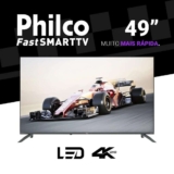 Smart TV 49″ Philco Led 4K Roku TV Borda Infinita P49ERA
