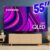 Smart TV 4K Samsung QLED 55″ Polegadas, Processador com IA, Alexa built in -55Q80B