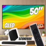 Smart TV 50″ QLED 4K 50Q60D 2024 + Soundbar HW-B550/ZD Combo