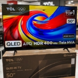 Smart TV 50″ TCL 4K UHD QLED 50P7L Google TV 2026