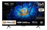 Smart Tv 50º 4k Qd-mini Led 60hz Tcl