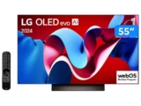 Smart TV 55″ 4K LG OLED evo OLED55C4 120Hz Nativo Processador α9 Ger7 Wi-Fi e Bluetooth 4 HDMI 3 USB