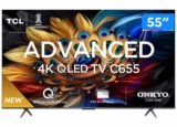Smart TV 55” 4K UHD QLED TCL 55C655 Wi-Fi