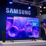 Smart TV 55″ Samsung 4K UHD Crystal UHD UN55U8600FGXZD Tizen Bixby 3 HDMI