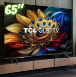 Smart TV 65 QLED 4K TCL 65C655 com processador AIPQ, Google TV, Dolby Vision Atmos, HDR10