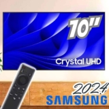 Smart TV 70” 4K UHD LED Samsung Crystal 70DU8000 – Wi-Fi Bluetooth Alexa 3 HDMI