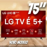 Smart Tv 75” 4k 75ur8750 Uhd Thinq Ai Hdr 10 LG Bilvot