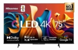 Smart Tv 75 P Hisense Ultra Hd 4k Wi-fi Bluetooth Usb E Hdmi