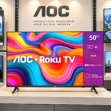 Smart Tv AOC 50” Roku 4K UHD DLED Wi-Fi Dolby Audio 50U7066