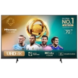 Smart TV Hisense DLED 4K 70″ Polegadas 70A51HUV com LED Sleep Timer, Entrada HDMI e Wi-fi